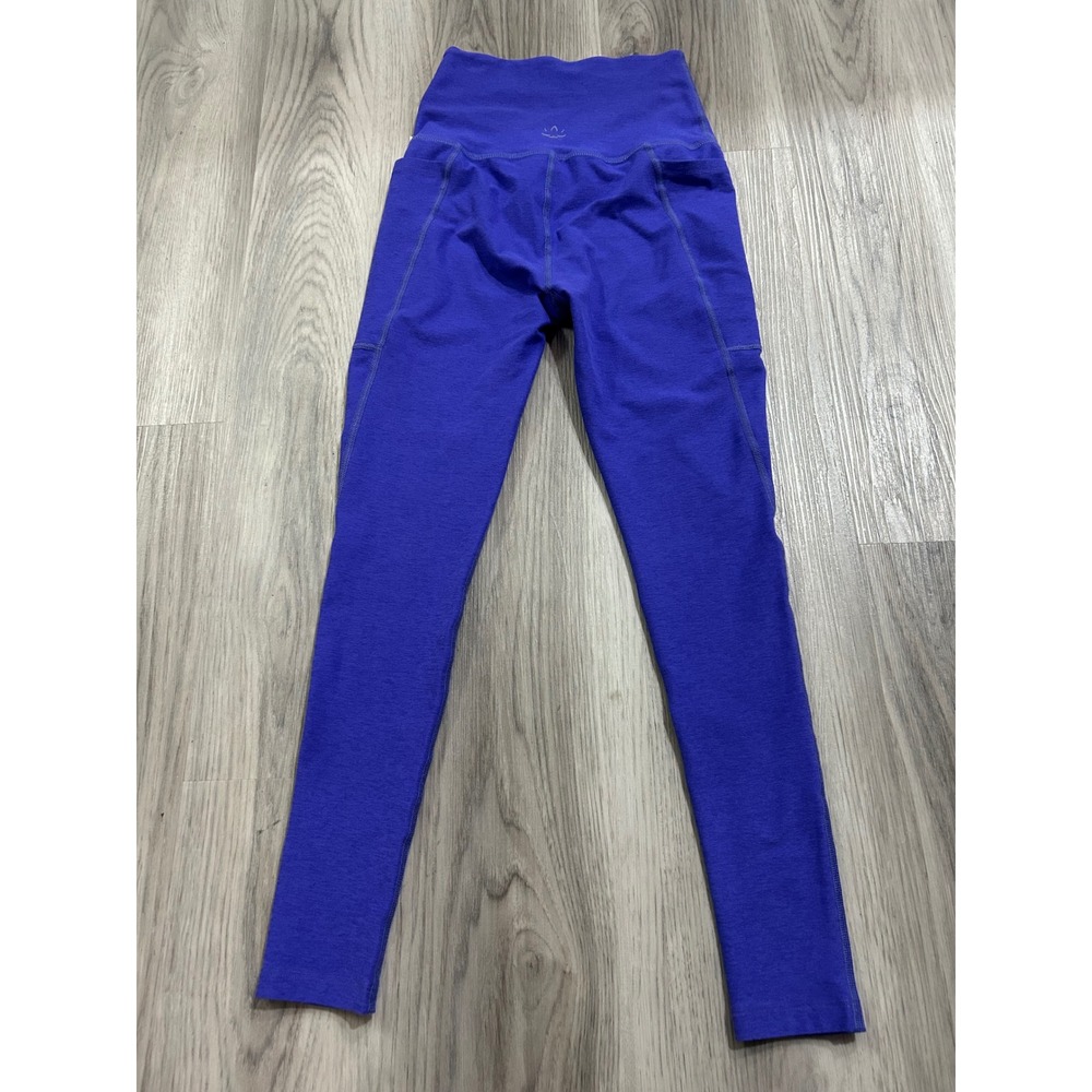 Beyond Yoga Spacedye High Waisted luxury Leggings Purple Side Pockets Small soft